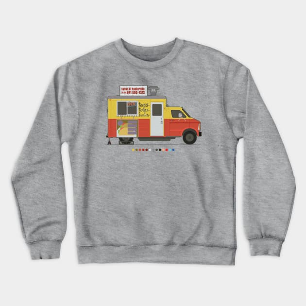 Portland Taco Truck Crewneck Sweatshirt by DanielLiamGill